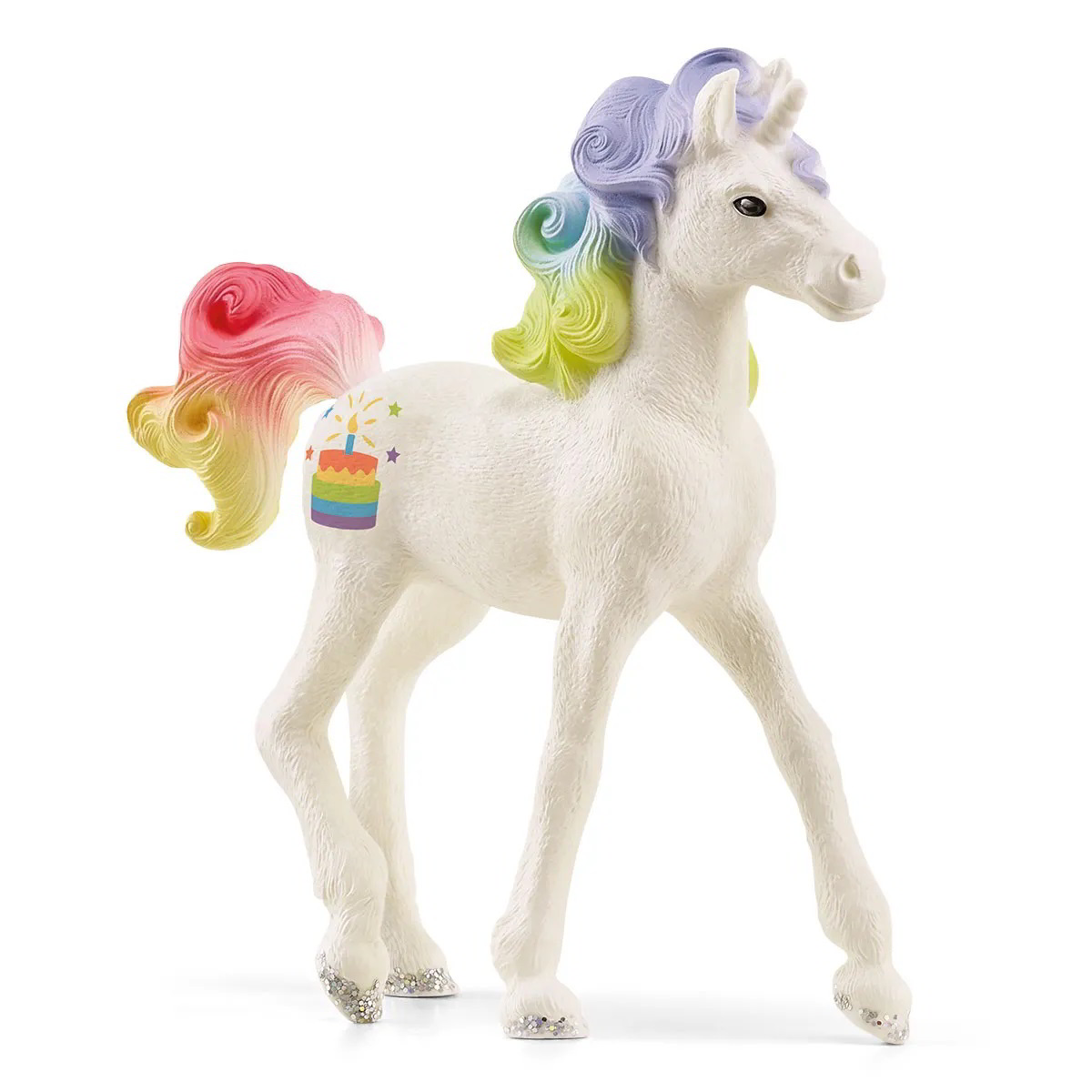 schleich Collectible Unicorn Rainbow Cake (70742)-0