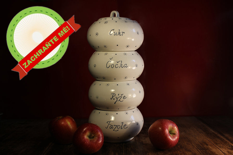 Porcelánové zásobnice - vada na kráse-0